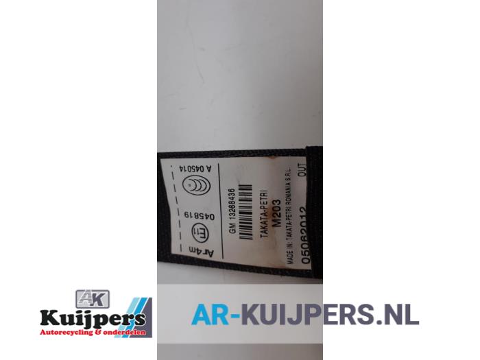 Veiligheidsgordel links-achter - Opel Insignia