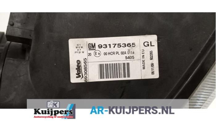 Koplamp rechts - Opel Meriva