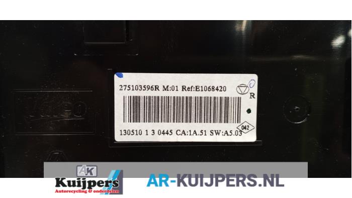 Airco bedieningspaneel - Renault Megane