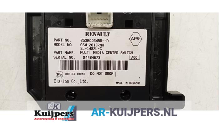 Radiobedienings paneel - Renault Megane