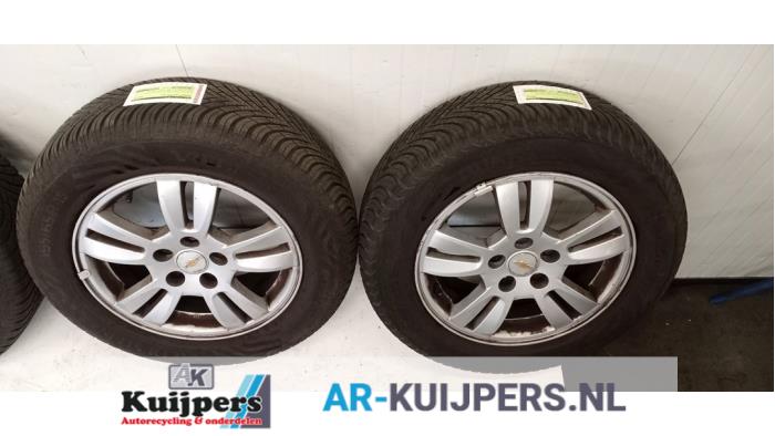 Sportvelgenset + banden - Chevrolet Aveo