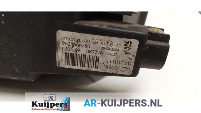 Koplamp rechts - Peugeot 206