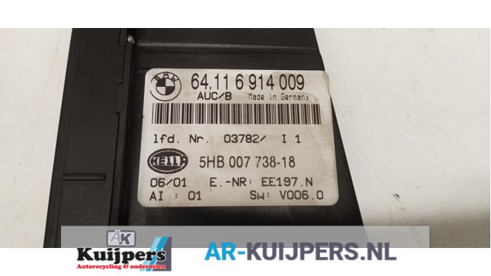 Kachel Bedieningspaneel - BMW 3-Serie