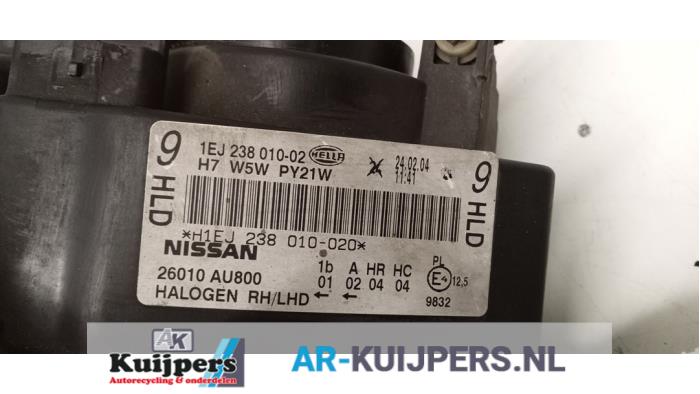 Koplamp rechts - Nissan Primera