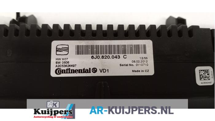 Airco bedieningspaneel - Seat Ibiza