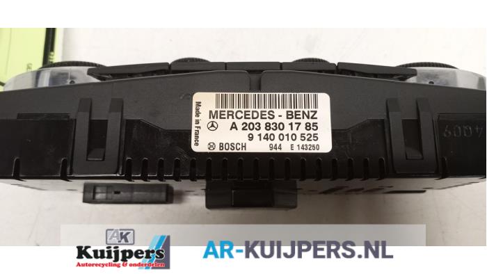 Airco bedieningspaneel - Mercedes C-Klasse