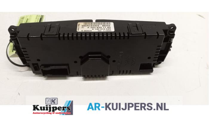 Airco bedieningspaneel - Mercedes C-Klasse
