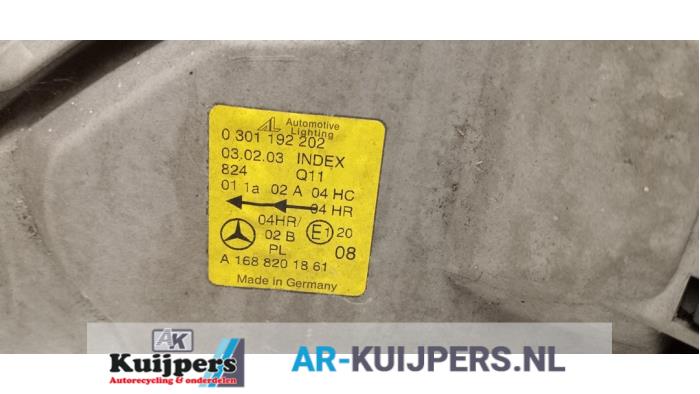 Koplamp rechts - Mercedes A-Klasse