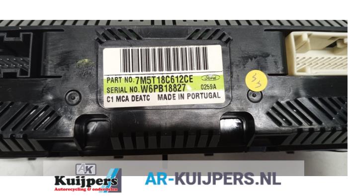 Airco bedieningspaneel - Ford Focus