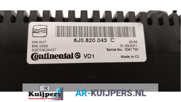 Airco bedieningspaneel - Seat Ibiza