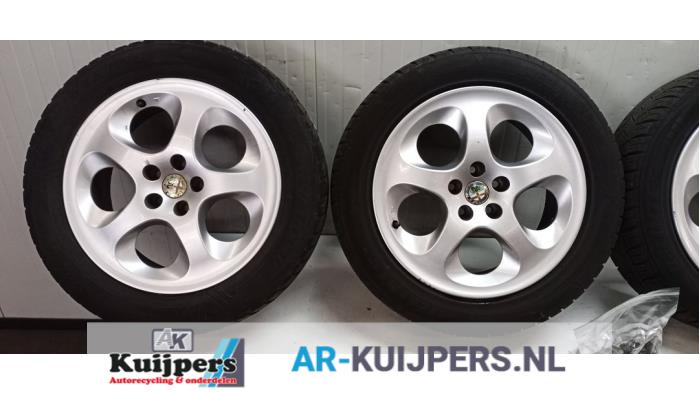 Sportvelgenset + winterbanden - Alfa Romeo 147