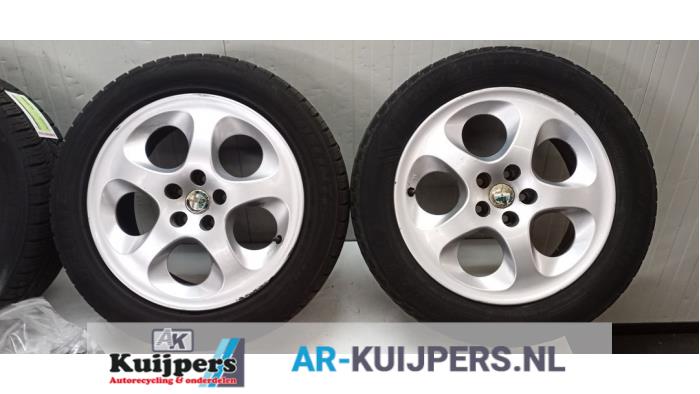 Sportvelgenset + winterbanden - Alfa Romeo 147