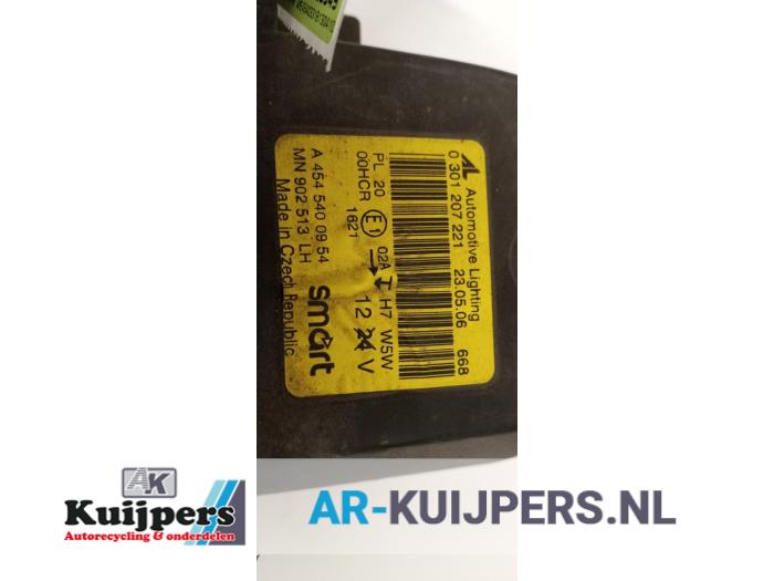 Koplamp links - Smart Forfour