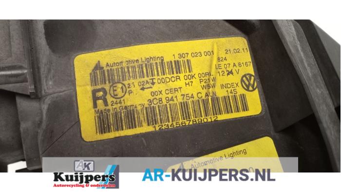 Koplamp rechts - Volkswagen Passat