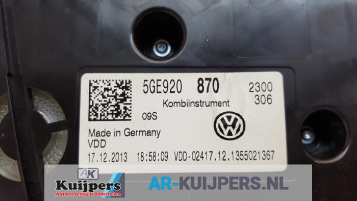 Kilometerteller KM - Volkswagen E-Golf
