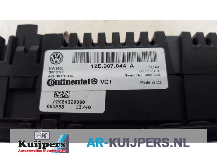 Kachel Bedieningspaneel - Volkswagen E-Up