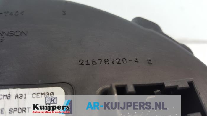 Kilometerteller KM - Citroen Pluriel