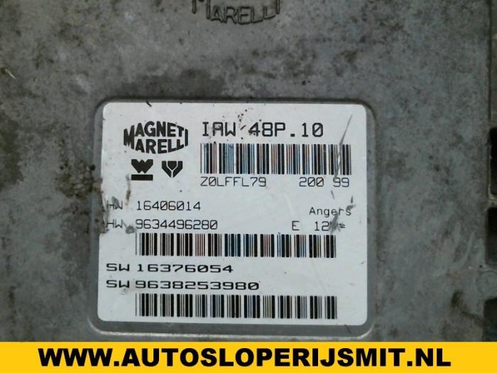 Gebruikte Computer Motormanagement Peugeot 206 Prijs op aanvraag aangeboden door Autodemontagebedrijf Smit