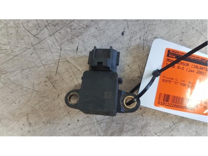 Gebruikte Map Sensor (inlaatspruitstuk) Saab 9-3 II Sport Sedan (YS3F) 1.8t 16V Prijs € 25,00 Margeregeling aangeboden door Autodemontagebedrijf Smit