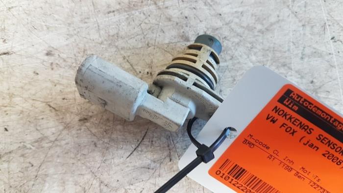 Gebruikte Nokkenas Sensor Volkswagen Fox (5Z) 1.2 Prijs € 10,00 Margeregeling aangeboden door Autodemontagebedrijf Smit