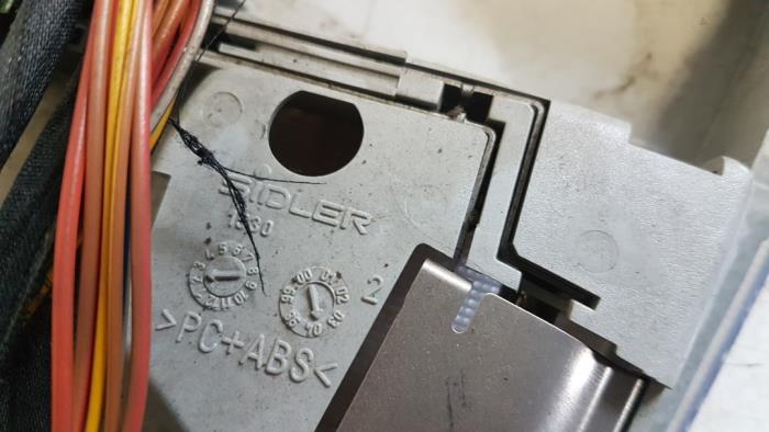 Binnenverlichting voor van een Mercedes-Benz Vaneo (W414)  2004