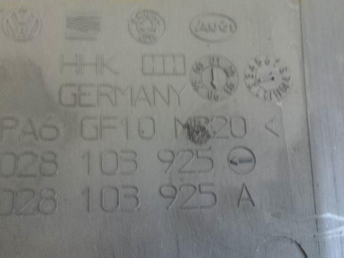 Afdekplaat motor van een Volkswagen Lupo (6X1) 1.7 SDi 60 1999