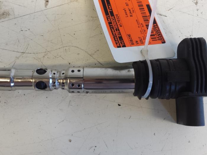 Gebruikte Bobine Volkswagen Golf IV (1J1) 1.8 20V Turbo Prijs € 10,00 Margeregeling aangeboden door Autodemontagebedrijf Smit