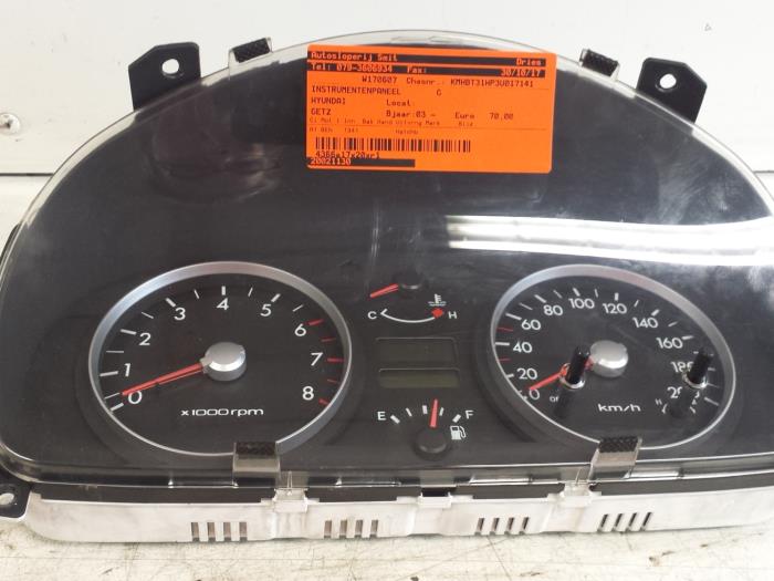 Gebruikte Cockpit Hyundai Getz 1.3i 12V Prijs € 25,00 Margeregeling aangeboden door Autodemontagebedrijf Smit