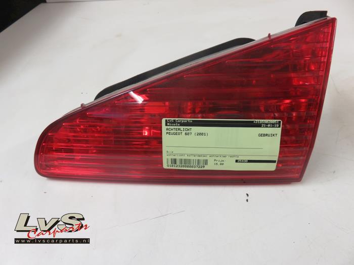 Peugeot 607 Taillight, right