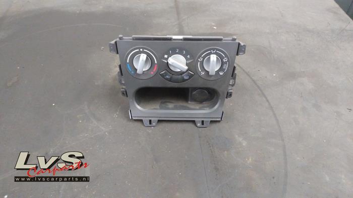 Opel Agila Heater control panel