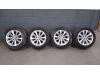 Velgen set + banden van een BMW 3 serie (F30), 2011 / 2018 316d 2.0 16V, Sedan, 4Dr, Diesel, 1.995cc, 85kW (116pk), RWD, N47D20C, 2012-02 / 2015-07, 3D91; 3D92 2012