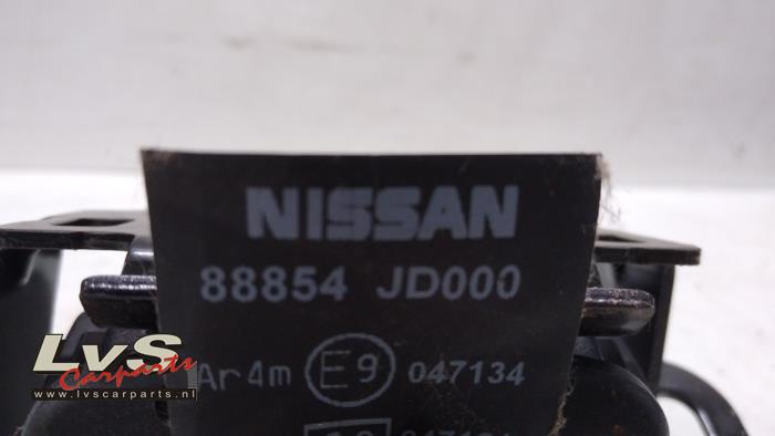Veiligheidsgordel midden-achter van een Nissan Qashqai (J10) 1.5 dCi 2010
