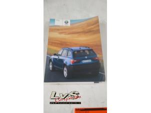 Gebruikte Instructie Boekje BMW X3 (E83) 2.0d 16V Prijs € 20,00 Margeregeling aangeboden door LvS Carparts