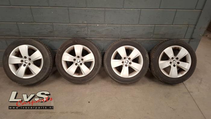 Skoda Fabia Velgen set + banden