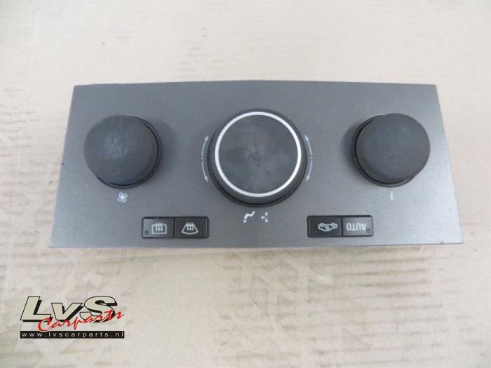 Opel Zafira Heater control panel