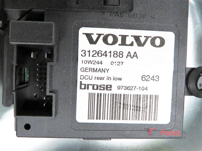 Ruitmechaniek 4Deurs links-achter van een Volvo V50 (MW) 1.6 D 16V 2010