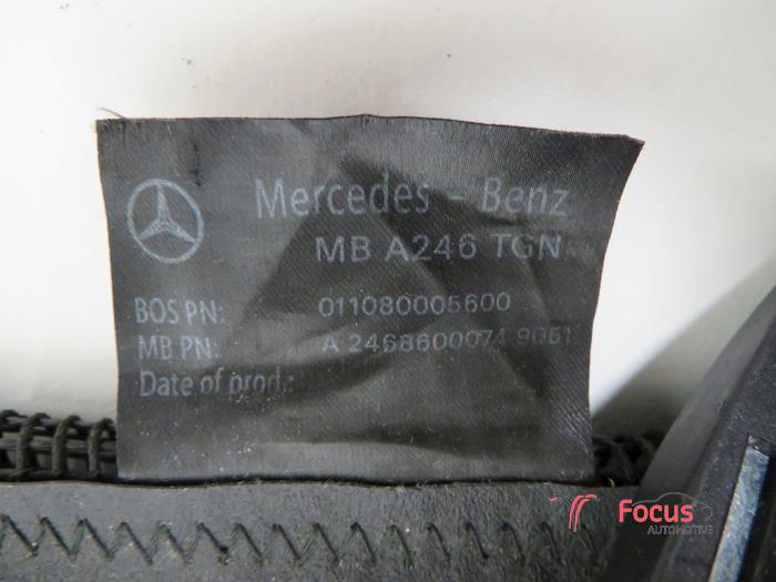 Bagagenet van een Mercedes-Benz B (W246,242) 1.8 B-180 CDI BlueEFFICIENCY 16V 2012