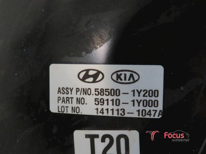 Rembekrachtiger van een Kia Picanto (TA) 1.2 16V 2015