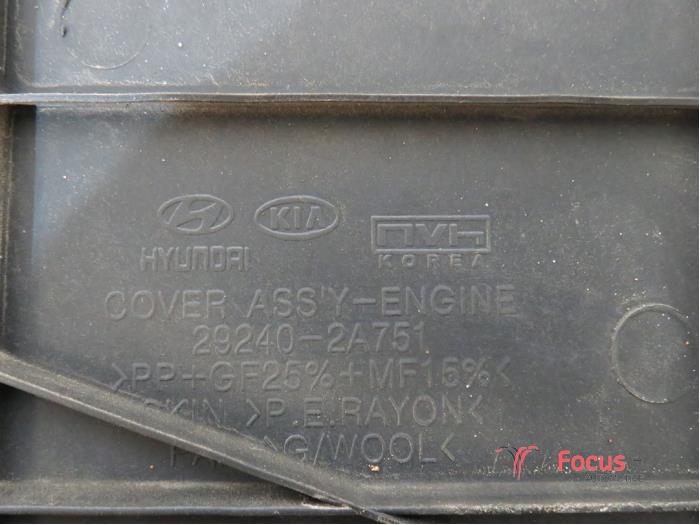 Motor Beschermplaat van een Hyundai i20 1.4 CRDi 16V 2013