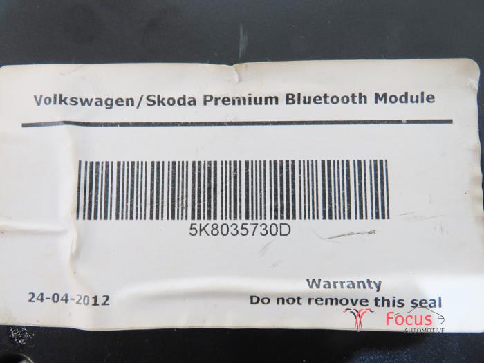 Bluetooth module van een Skoda Octavia Combi (1Z5) 1.4 TSI 16V 2012