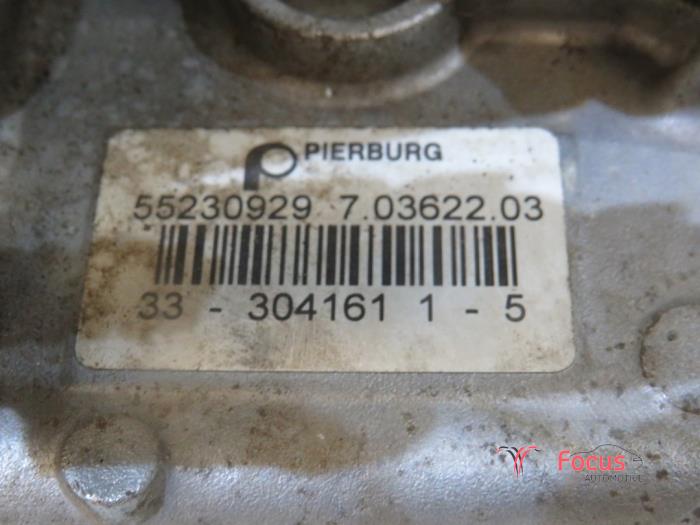 Uitlaat gasklep (EGR) van een Fiat Fiorino (225) 1.3 JTD 16V Multijet 2013