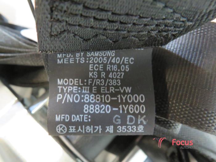 Module + Airbag Set van een Kia Picanto (TA) 1.0 12V 2011