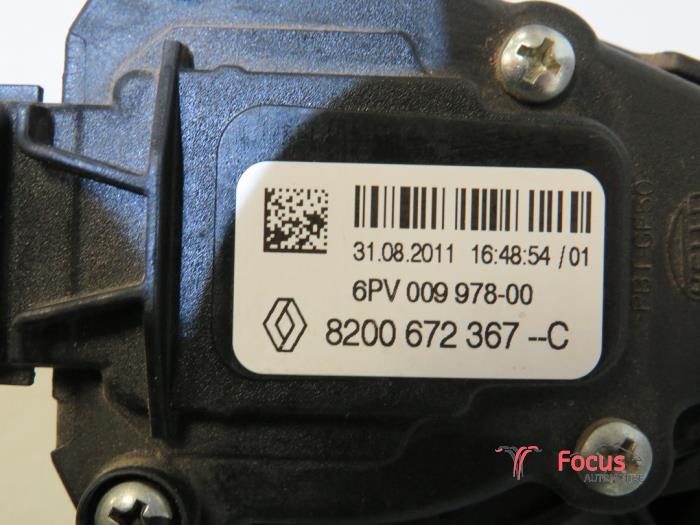 Gaspedaalpositie Sensor van een Renault Master IV (FV) 2.3 dCi 100 16V FWD 2012