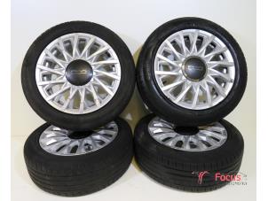Gebruikte Sportvelgenset + banden Fiat 500 (312) 1.2 Prijs € 150,00 Margeregeling aangeboden door Focus Automotive