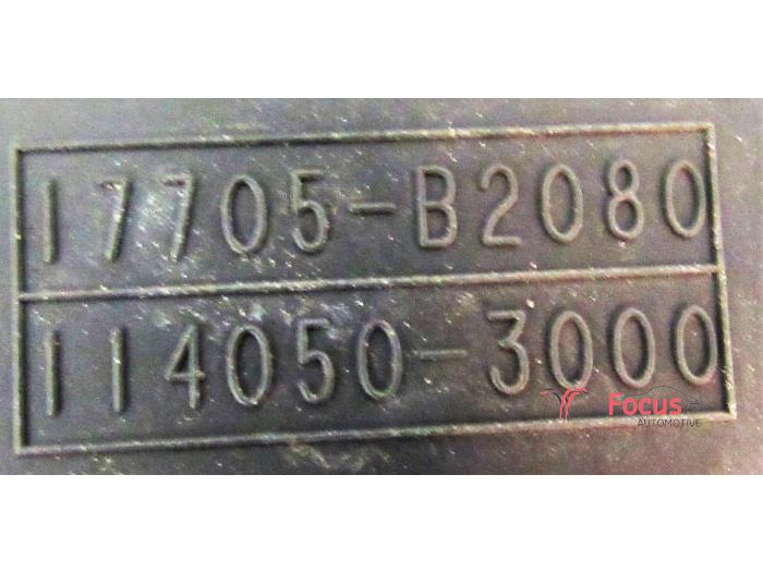 Luchtfilter van een Daihatsu Cuore (L251/271/276) 1.0 12V DVVT 2009