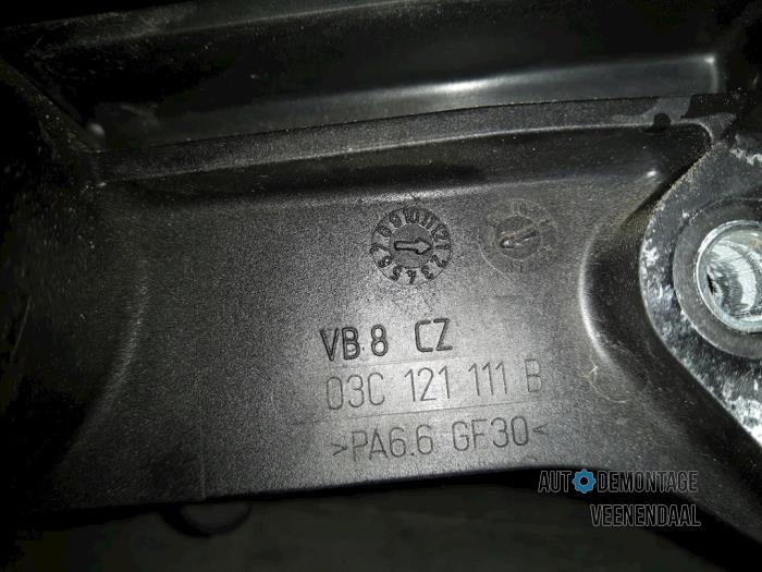 Thermostaathuis van een Volkswagen Polo V (6R) 1.2 12V 2012