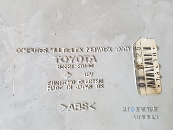 Kontaktslot + computer van een Toyota Celica (ZZT230/231) 1.8i 16V 2004
