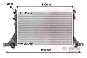 Nieuwe Radiateur Renault Master III (JV) Prijs € 121,00 Inclusief btw aangeboden door Autodeleninkleur
