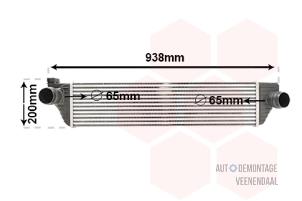 Nieuwe Intercooler Renault Master III (JV) Prijs € 79,86 Inclusief btw aangeboden door Autodeleninkleur