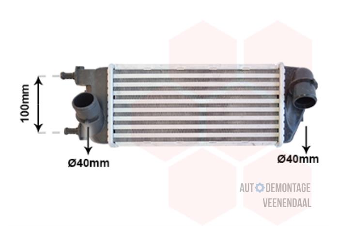 Nieuwe Intercooler Fiat 500 (312) Prijs € 72,60 Inclusief btw aangeboden door Autodeleninkleur